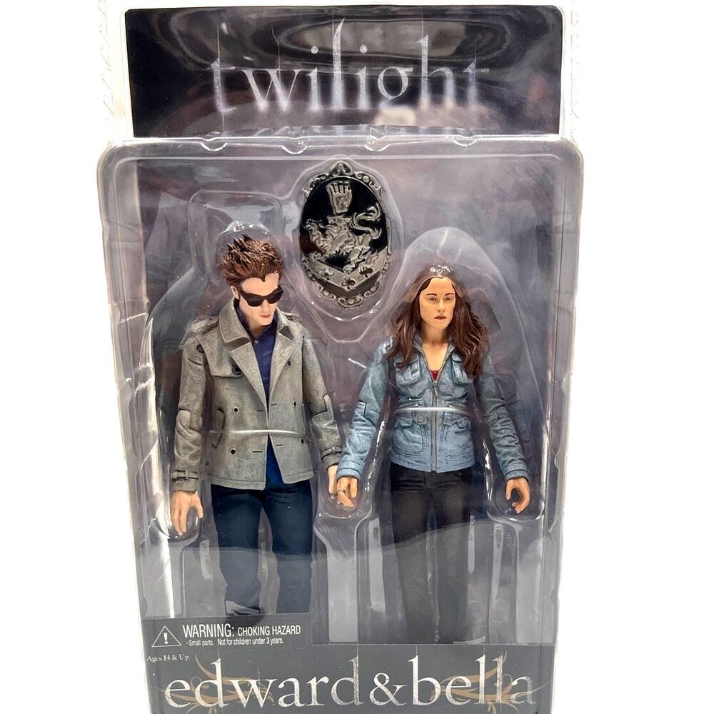 NECA Twilight Edward Bella Action Figure 2 Pack 2009 Sealed Movie Figures
